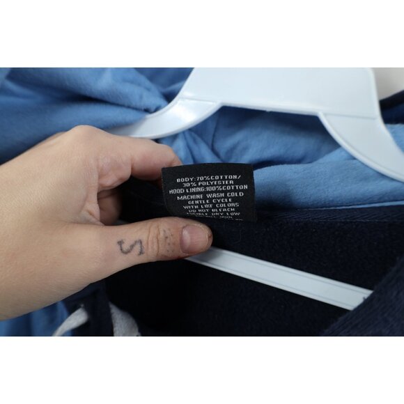 Vtg Y2K Mens Medium Minor League Toledo Walleye Hockey Jersey Hoodie Sweatshirt - Picture 13 of 16